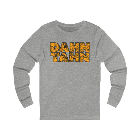 Dahntahn Map - Long Sleeve Tee Long Sleeve Shirt - YinzerShop