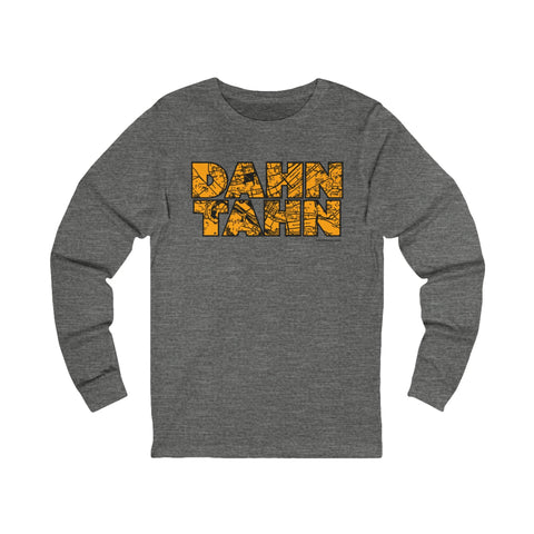 Dahntahn Map - Long Sleeve Tee Long Sleeve Shirt - YinzerShop