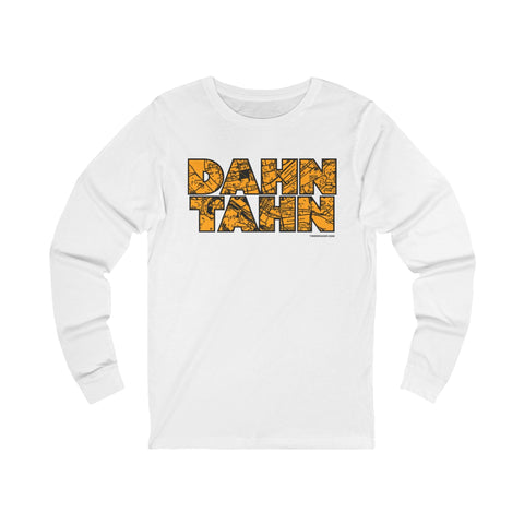 Dahntahn Map - Long Sleeve Tee Long Sleeve Shirt - YinzerShop