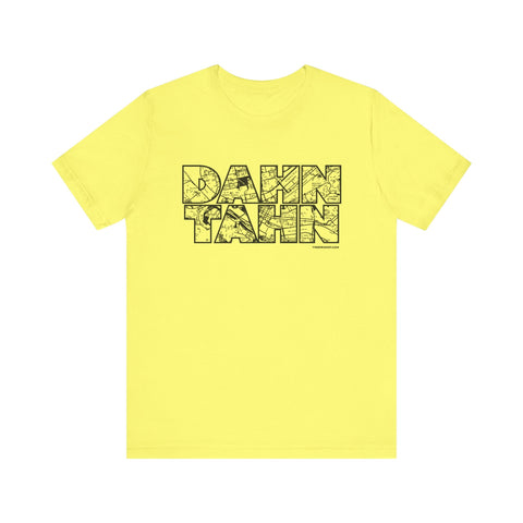 Dahntahn Map - Short Sleeve Tee T-Shirt - YinzerShop