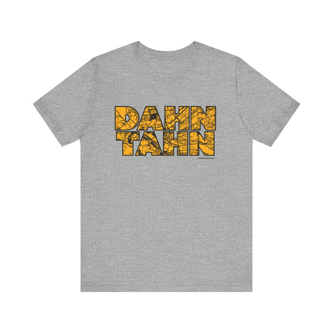 Dahntahn Map - Short Sleeve Tee T-Shirt - YinzerShop
