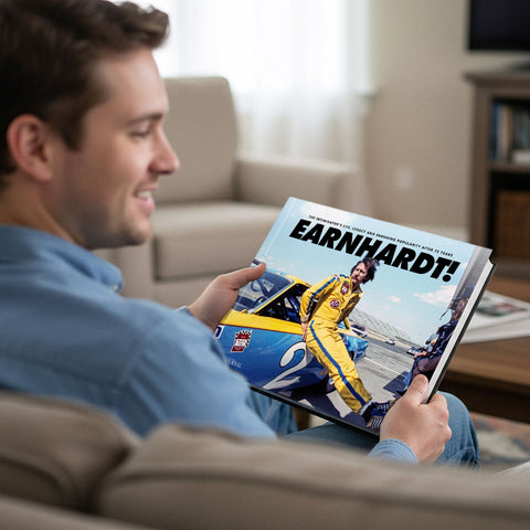 Dale Earnhardt Book – NASCAR Biography & Collector's Edition Racing Memoir Book - YinzerShop