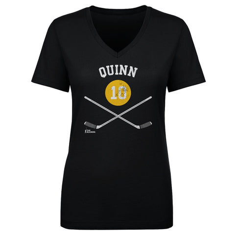 Dan Quinn Pittsburgh Shirt - Cotton V-Neck Tee, Regular Fit Short Sleeve Women's V-Neck T-Shirt - YinzerShop