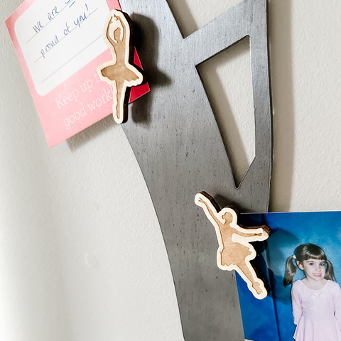 Ballet Wall Decor – Magnetic Wall Sign Steel Panel for Dance Studio