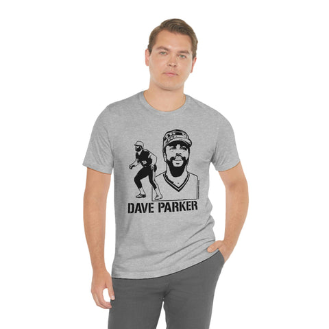 Dave Parker Legend T-Shirt Short Sleeve Tee T-Shirt Printify   