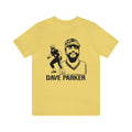 Dave Parker Legend T-Shirt Short Sleeve Tee T-Shirt Printify Yellow S 
