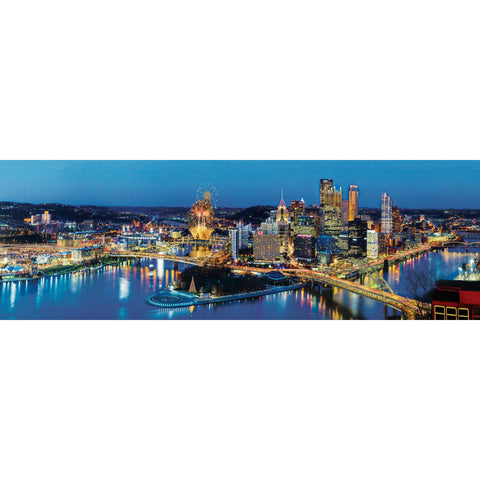 Pittsburgh 1000 Piece Panoramic Puzzle Jigsaw Puzzles Masterpieces Puzzles