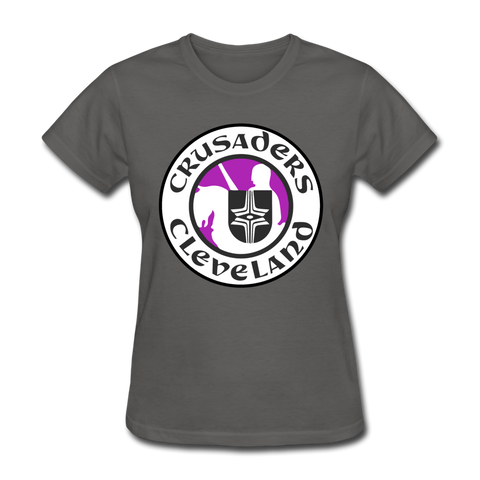 Cleveland Crusaders Women's T-Shirt  Vintage Ice Hockey charcoal S 