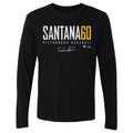 Dennis Santana Crewneck Long Sleeve T-Shirt - Lightweight Cotton Shirt, Athletic Style Men's Long Sleeve T-Shirt - YinzerShop