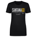 Dennis Santana Slim Fit T-Shirt – Lightweight Cotton Crewneck | Pittsburgh Sports Shirt Women's T-Shirt - YinzerShop