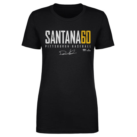 Dennis Santana Slim Fit T-Shirt – Lightweight Cotton Crewneck | Pittsburgh Sports Shirt Women's T-Shirt - YinzerShop