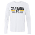 Dennis Santana T-Shirt - Pittsburgh Font Crewneck Long Sleeve Cotton Tee Lightweight Men's Long Sleeve T-Shirt - YinzerShop