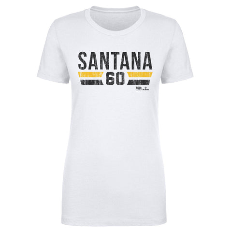 Dennis Santana T-Shirt – Slim Fit Cotton Crewneck Shirt | Pittsburgh Fan Gear Women's T-Shirt - YinzerShop
