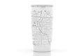 Home Town Map 20 oz Insulated Pint Tumbler Tumbler 20oz Well Told