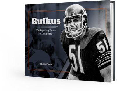 Dick Butkus Book – Legendary Chicago Bears Linebacker Career Story & Football Biography Book - YinzerShop