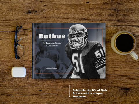Dick Butkus Book – Legendary Chicago Bears Linebacker Career Story & Football Biography Book - YinzerShop