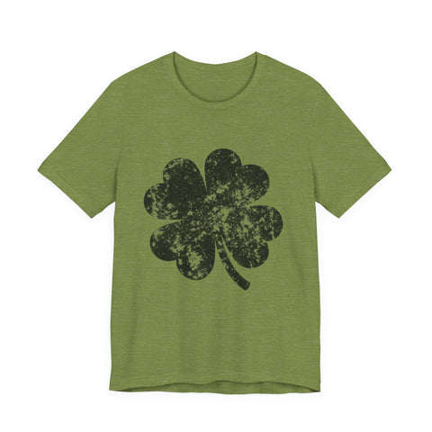 Distressed Irish Clover - Unisex Jersey Short Sleeve Tee T-Shirt - YinzerShop