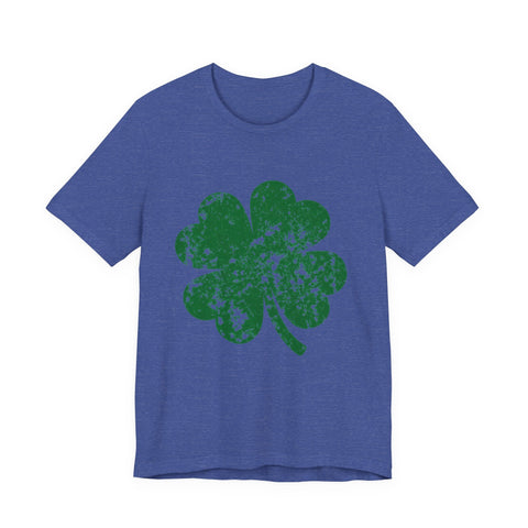 Distressed Irish Clover - Unisex Jersey Short Sleeve Tee T-Shirt - YinzerShop