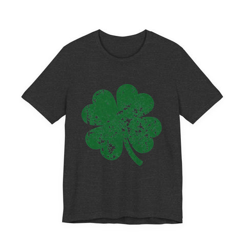 Distressed Irish Clover - Unisex Jersey Short Sleeve Tee T-Shirt - YinzerShop