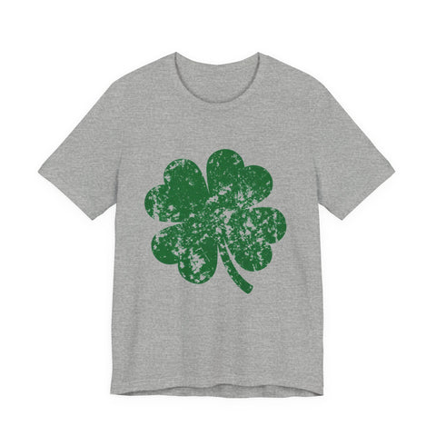 Distressed Irish Clover - Unisex Jersey Short Sleeve Tee T-Shirt - YinzerShop