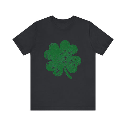 Distressed Irish Clover - Unisex Jersey Short Sleeve Tee T-Shirt - YinzerShop