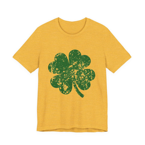 Distressed Irish Clover - Unisex Jersey Short Sleeve Tee T-Shirt - YinzerShop