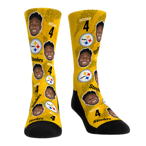 DK Metcalf - Pittsburgh Steelers - Football Guy Socks - YinzerShop