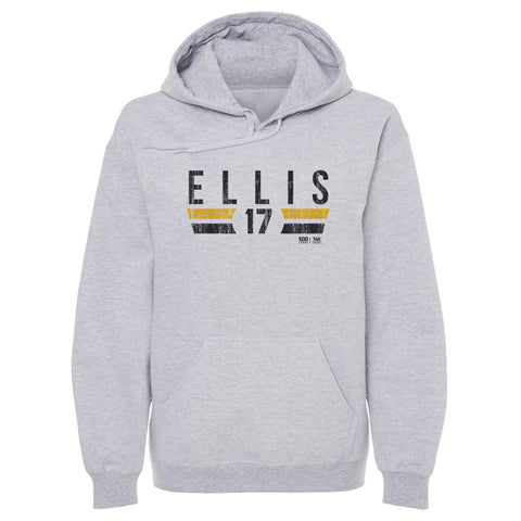 Dock Ellis Hoodie - Midweight Cotton Polyester Hooded Sweatshirt | Pittsburgh Font Men's Hoodie - YinzerShop