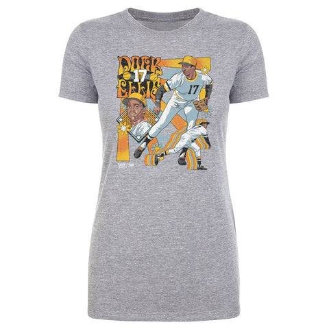Dock Ellis Psychedelic T-Shirt - Slim Fit Cotton Crewneck Graphic Tee Women's T-Shirt - YinzerShop