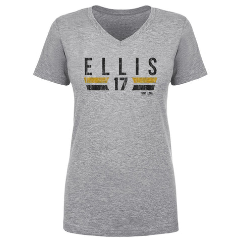 Dock Ellis T-Shirt – Lightweight Cotton V-Neck Tee | Pittsburgh Sports Shirt Women's V-Neck T-Shirt - YinzerShop