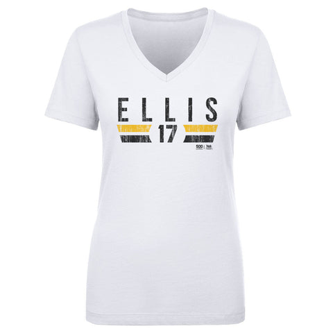 Dock Ellis T-Shirt – Lightweight Cotton V-Neck Tee | Pittsburgh Sports Shirt Women's V-Neck T-Shirt - YinzerShop