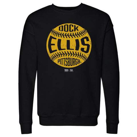 Dock Ellis Vintage Baseball Sweatshirt - Midweight Crewneck Long Sleeve Top Men's Crewneck Sweatshirt - YinzerShop