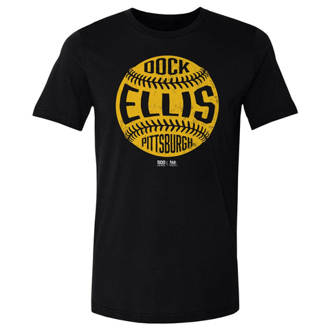 Dock Ellis Vintage Baseball T-Shirt – Classic Pittsburgh Cotton Crewneck Tee Men's Cotton T-Shirt - YinzerShop