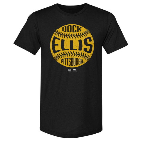 Dock Ellis Vintage Baseball T-Shirt – Slim Fit Crewneck Pittsburgh Tee Men's Premium T-Shirt - YinzerShop