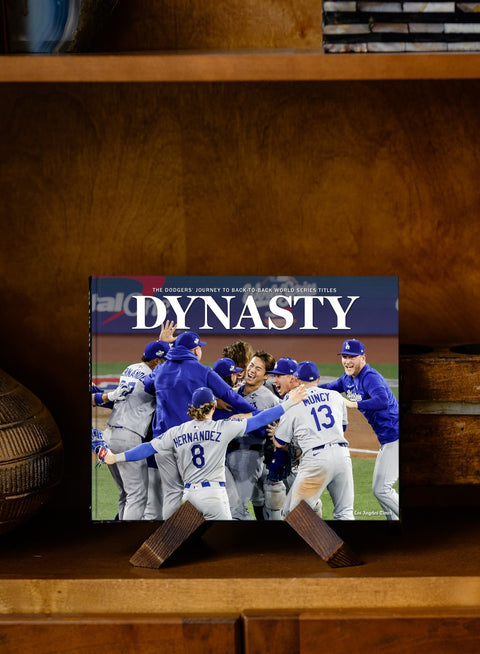 Dodgers Championship Book – Los Angeles Dodgers 2025 Season Hardcover Collector’s Edition POD Book - YinzerShop