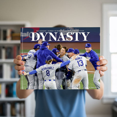 Dodgers Championship Book – Los Angeles Dodgers 2025 Season Hardcover Collector’s Edition POD Book - YinzerShop