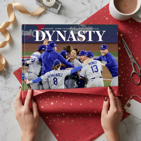 Dodgers Championship Book – Los Angeles Dodgers 2025 Season Hardcover Collector’s Edition POD Book - YinzerShop