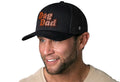 Dog Dad Trucker Hat Leather | Black Paw Snapback Trucker - YinzerShop
