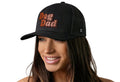 Dog Dad Trucker Hat Leather | Black Paw Snapback Trucker - YinzerShop