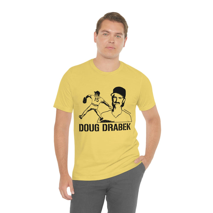 Doug Drabek Legend T-Shirt Short Sleeve Tee T-Shirt Printify   
