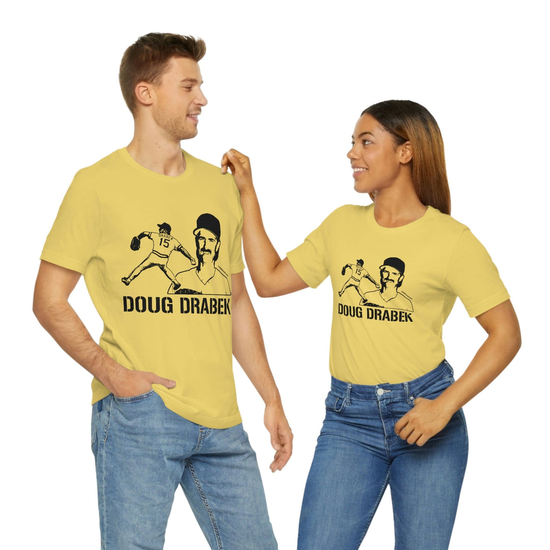 Printify Doug Drabek Legend T-Shirt Short Sleeve Tee