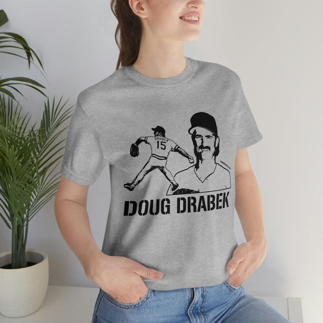 Doug Drabek Legend T-Shirt Short Sleeve Tee T-Shirt Printify   