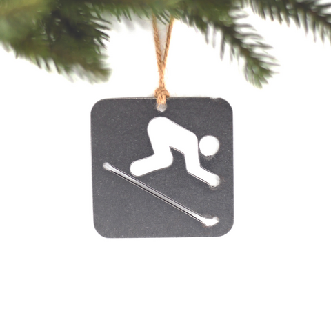 Downhill Skier Ornament