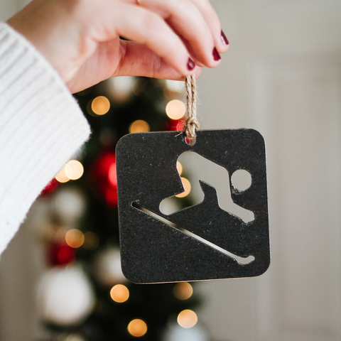 Downhill Skier Ornament
