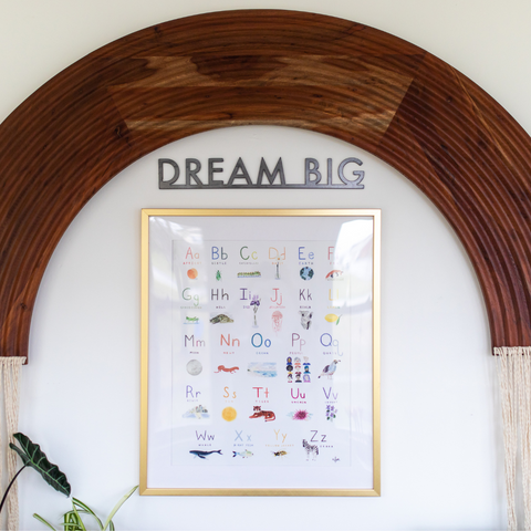 'Dream Big' Bar Wall Decor