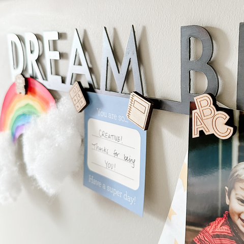 'Dream Big' Bar Wall Decor