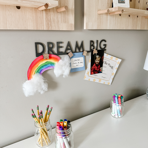 'Dream Big' Bar Wall Decor