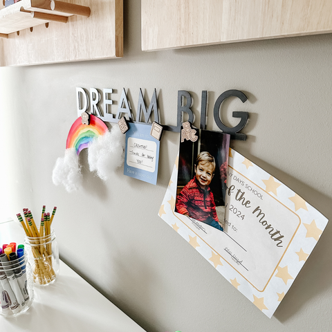 'Dream Big' Bar Wall Decor