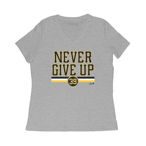 Drew Maggi: Never Give Up Pittsburgh Pirates-Pro Baseball - YinzerShop