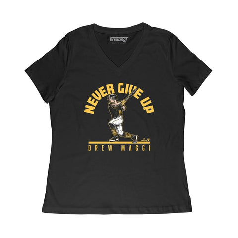Drew Maggi: Never Give Up Swing Pittsburgh Pirates-Pro Baseball - YinzerShop